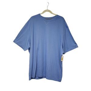 Cremieux Loungewear Blue Crewneck Stretch Short Sleeve T-Shirt 2XB